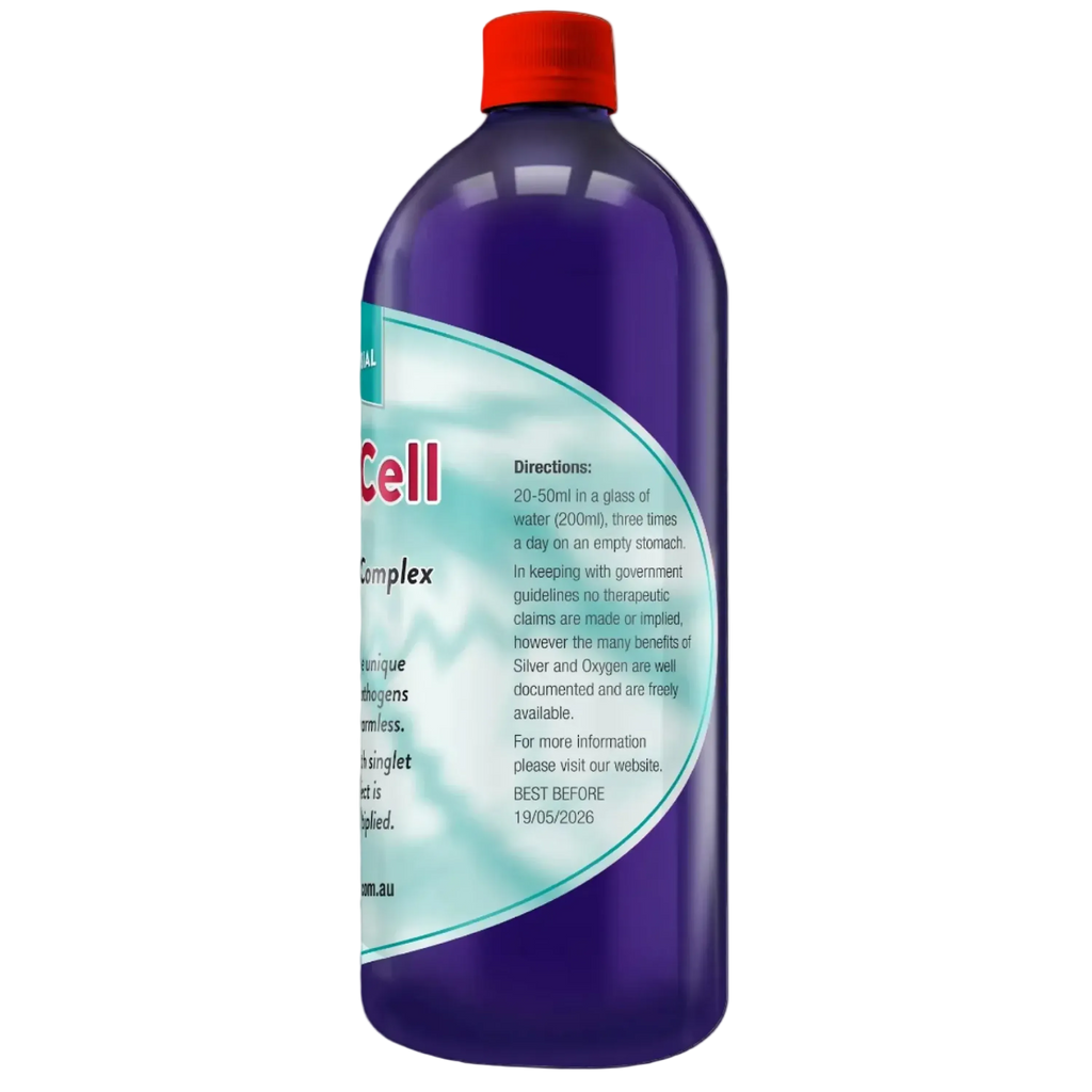 Bottle of HydroCell with a red cap